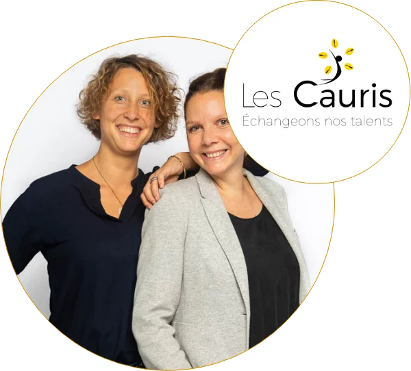 logo Les Cauris et photos